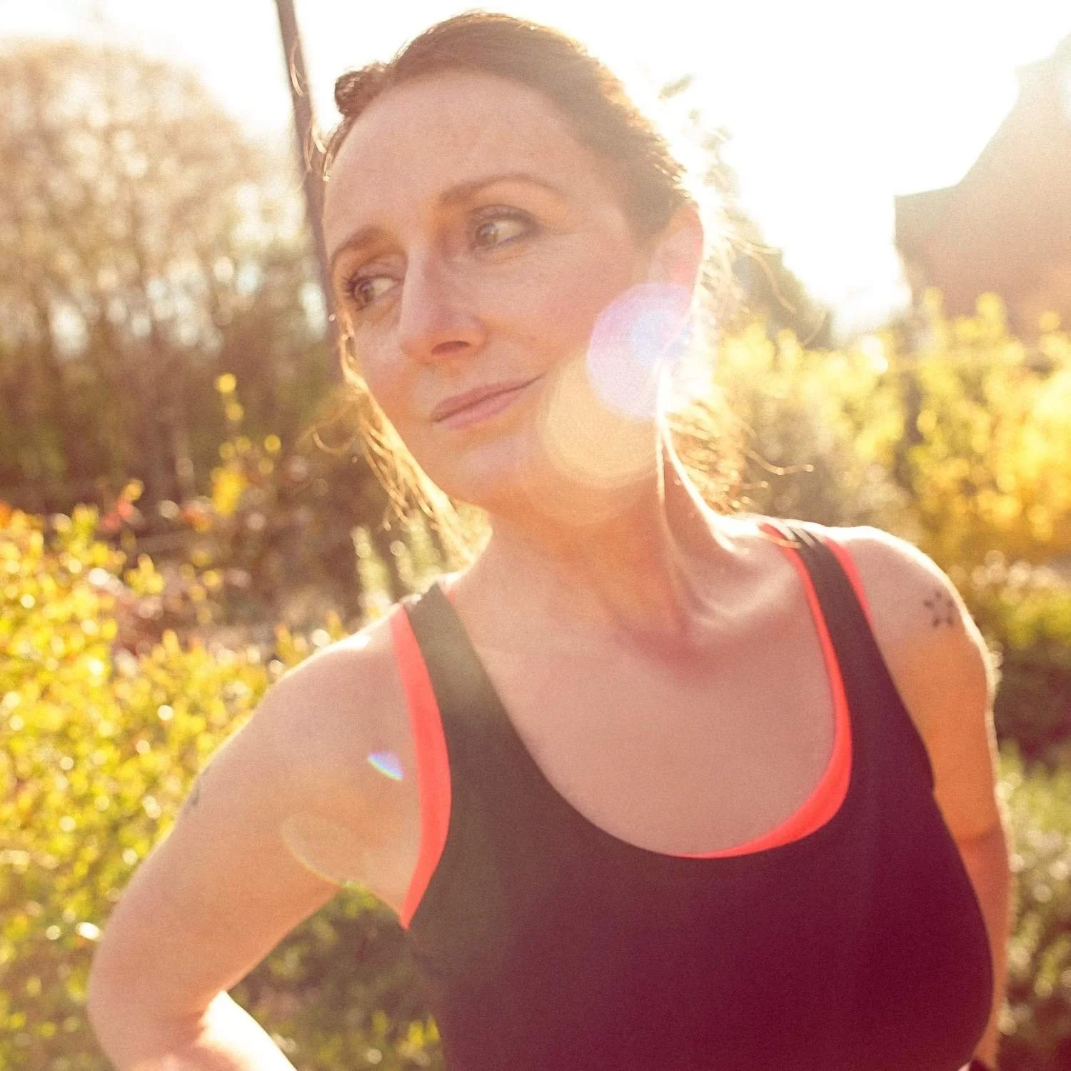 Sharon, yoga teacher and the founder of Alaya Wellness.