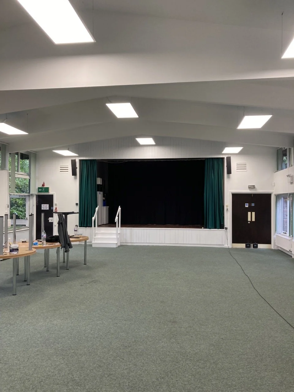 Finished commercial interior decoration for a Southampton community hall.