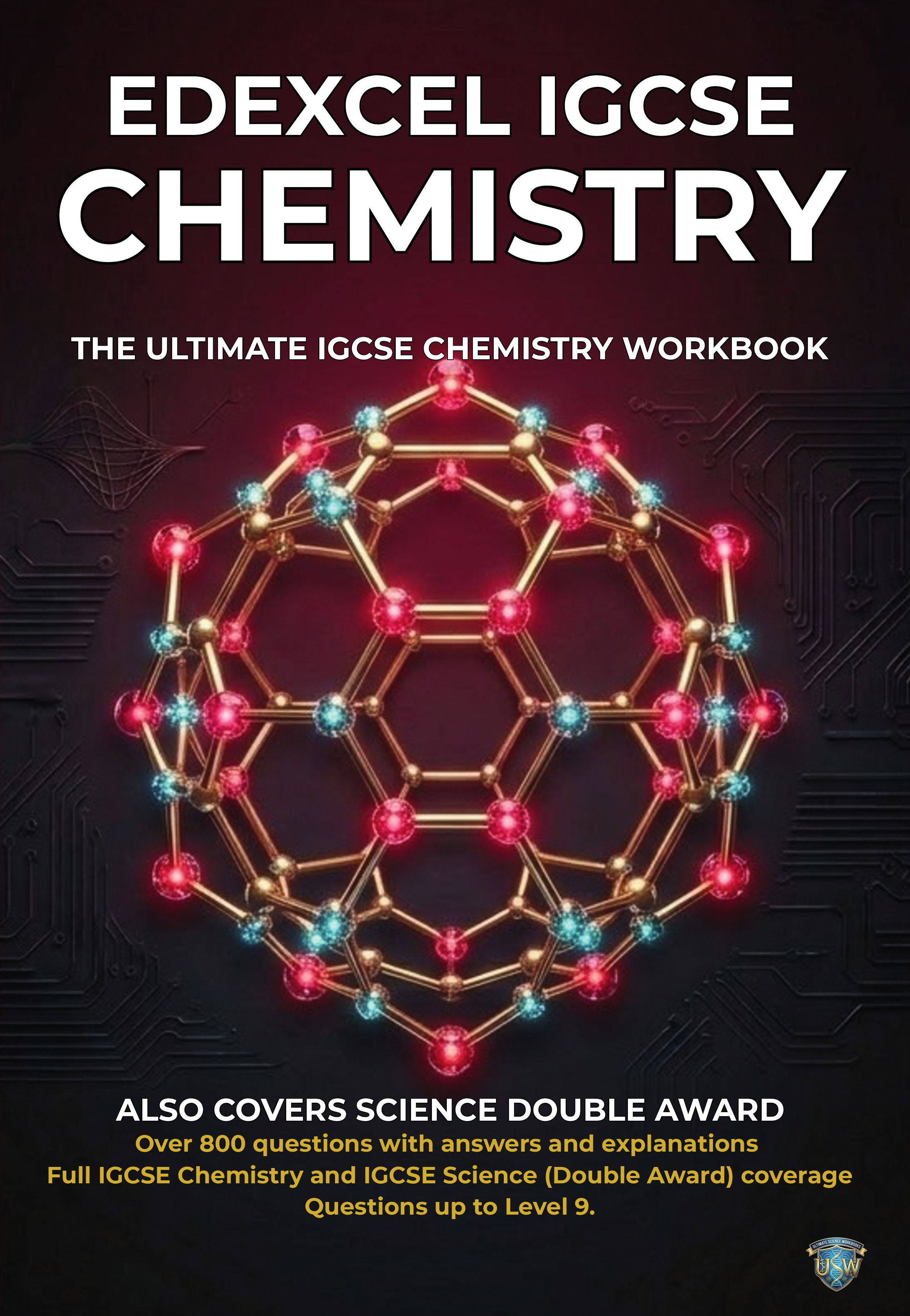 Edexcel IGCSE Physics Revision Workbook cover by Ultimate Science Workbooks