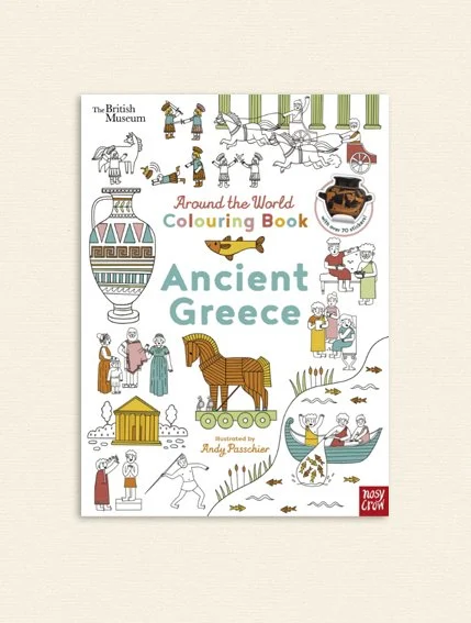 Around The World Colouring Book: Ancient Greece