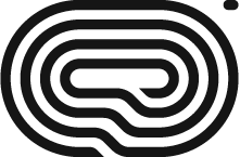 Black maze pattern on a dark background