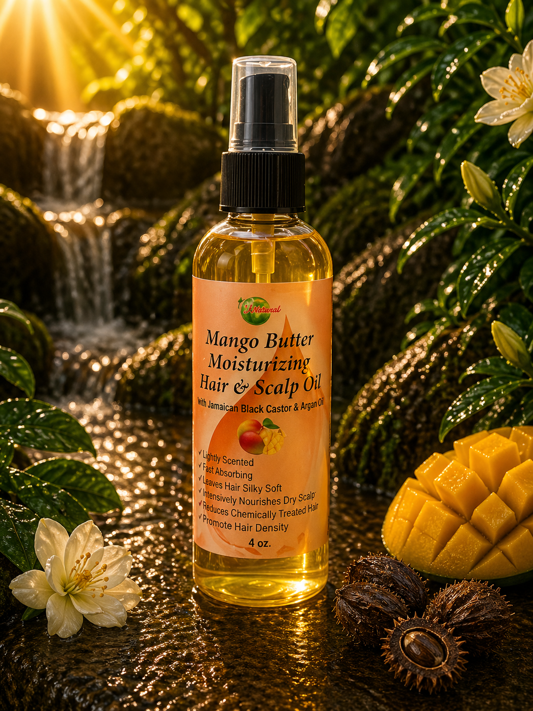 Mango Butter Moisturizing Hair & Scalp Oil