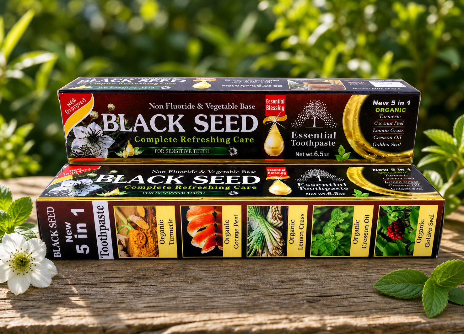 Non Fluoride & Vegetable Base | Black Seed