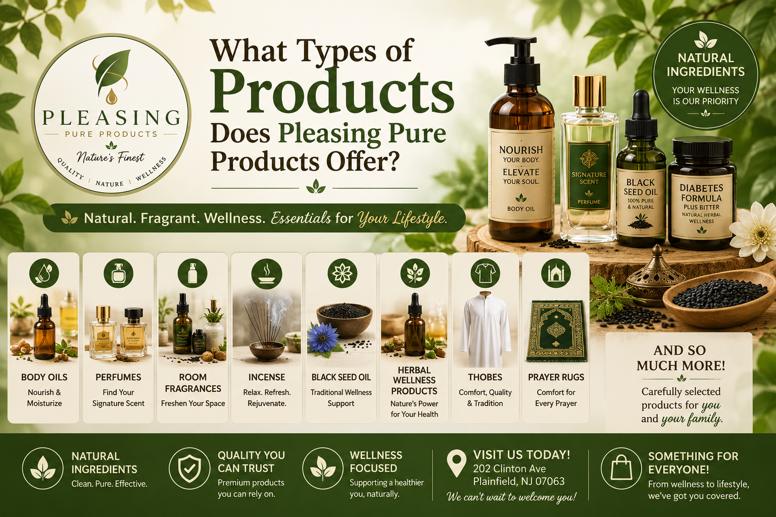 What Types of Products Does Pleasing Pure Products Offer?