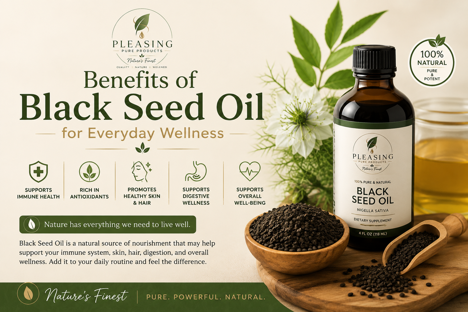 Benefits of Black Seed Oil for Everyday Wellness