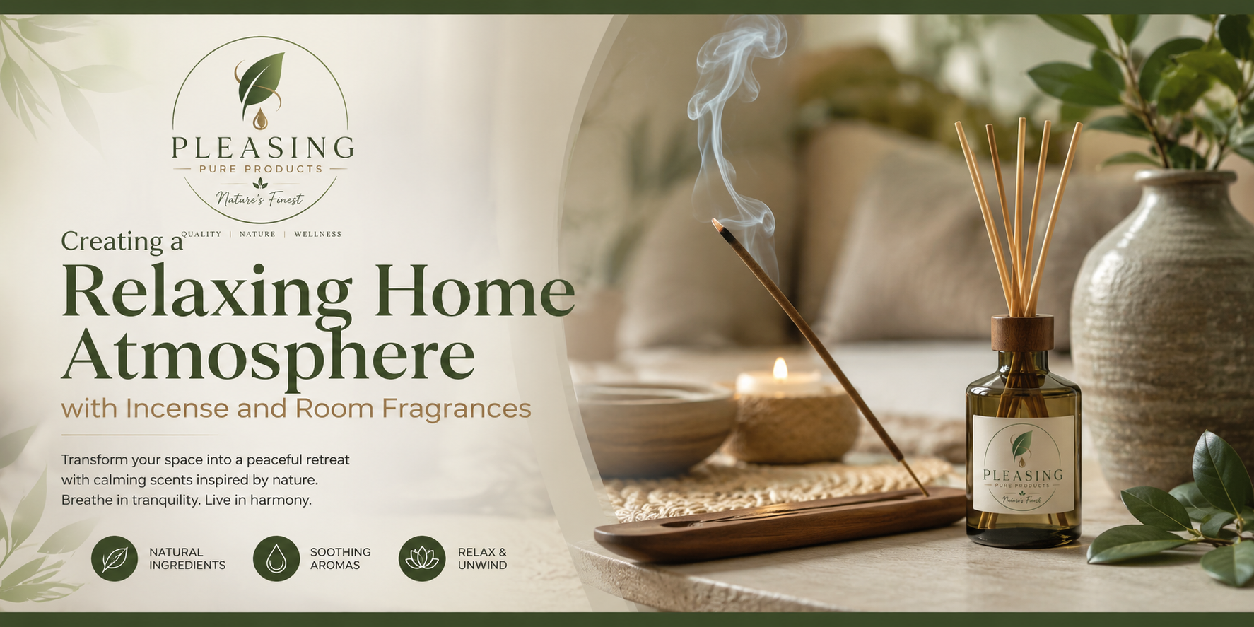 Creating a Relaxing Home Atmosphere with Incense and Room Fragrances