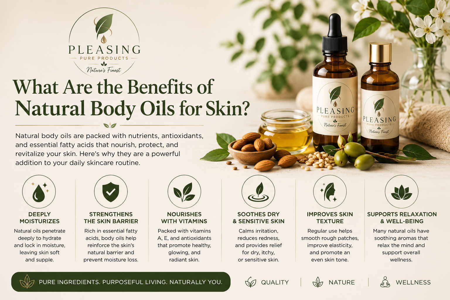 What Are the Benefits of Natural Body Oils for Skin?