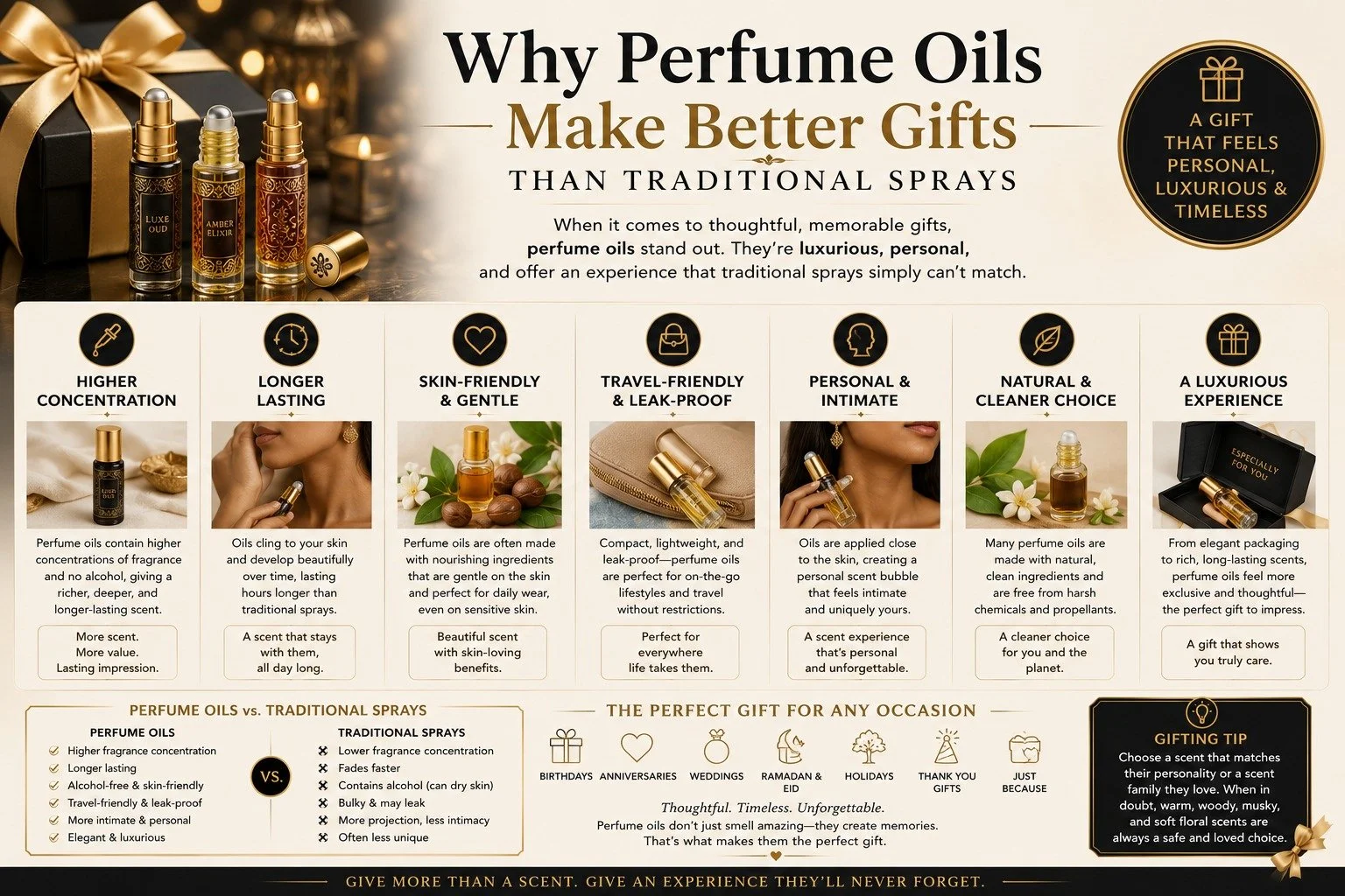 Why Perfume Oils Make Better Gifts Than Traditional Sprays