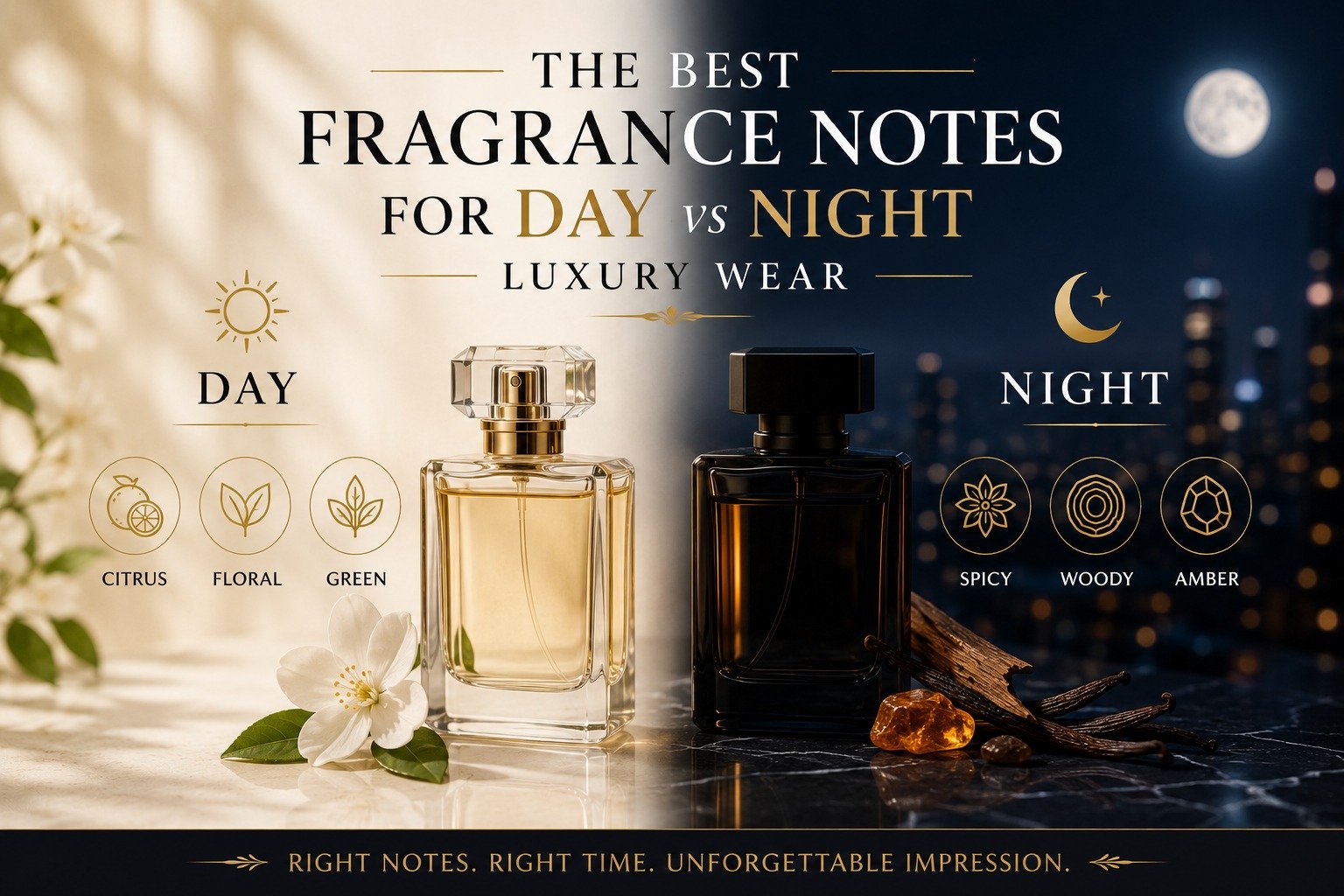 The Best Fragrance Notes for Day vs Night Luxury Wear