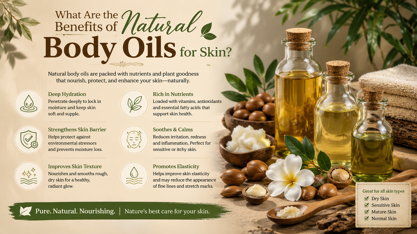 What Are the Benefits of Natural Body Oils for Skin?