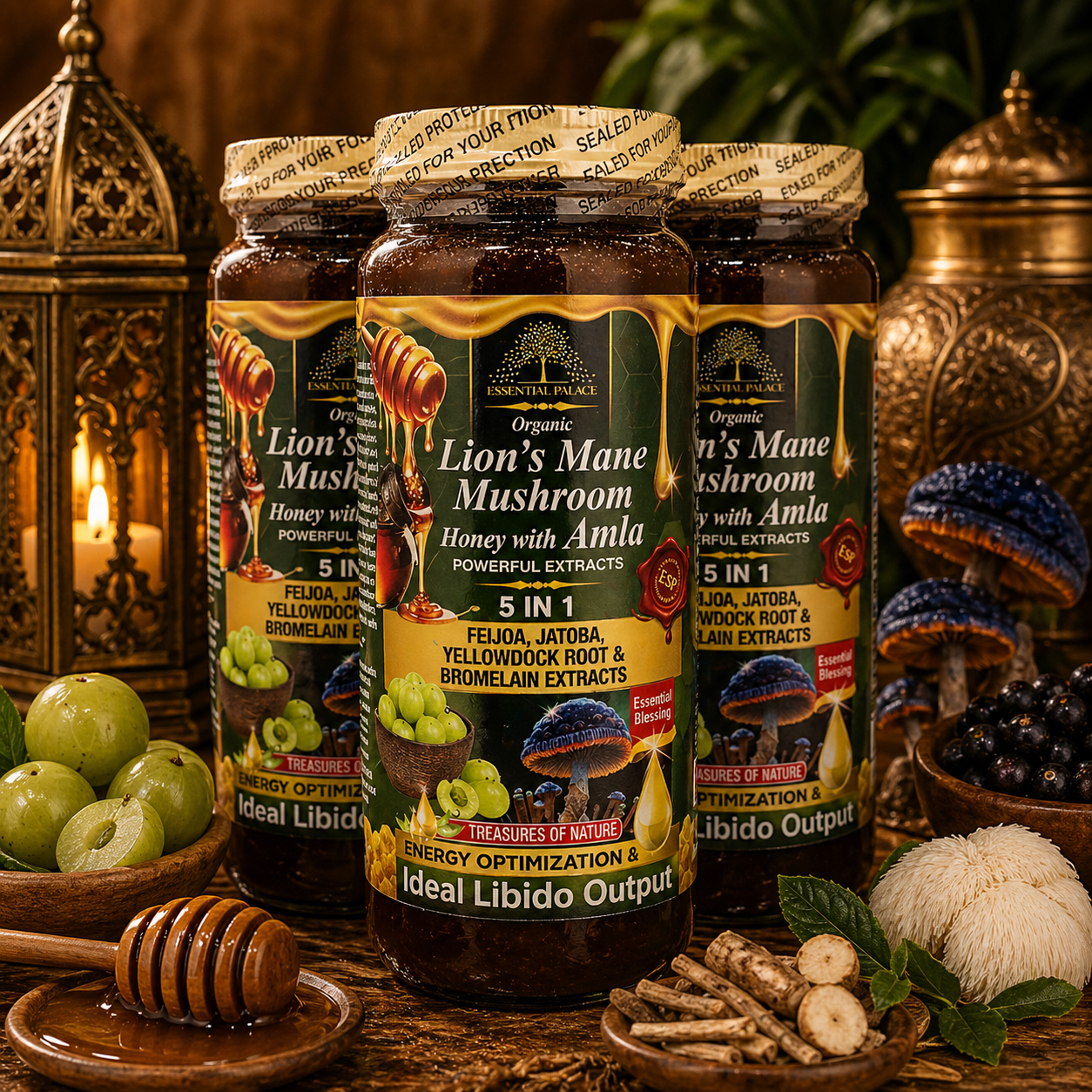 Lion's Mane Mushroom | Honey with Amla