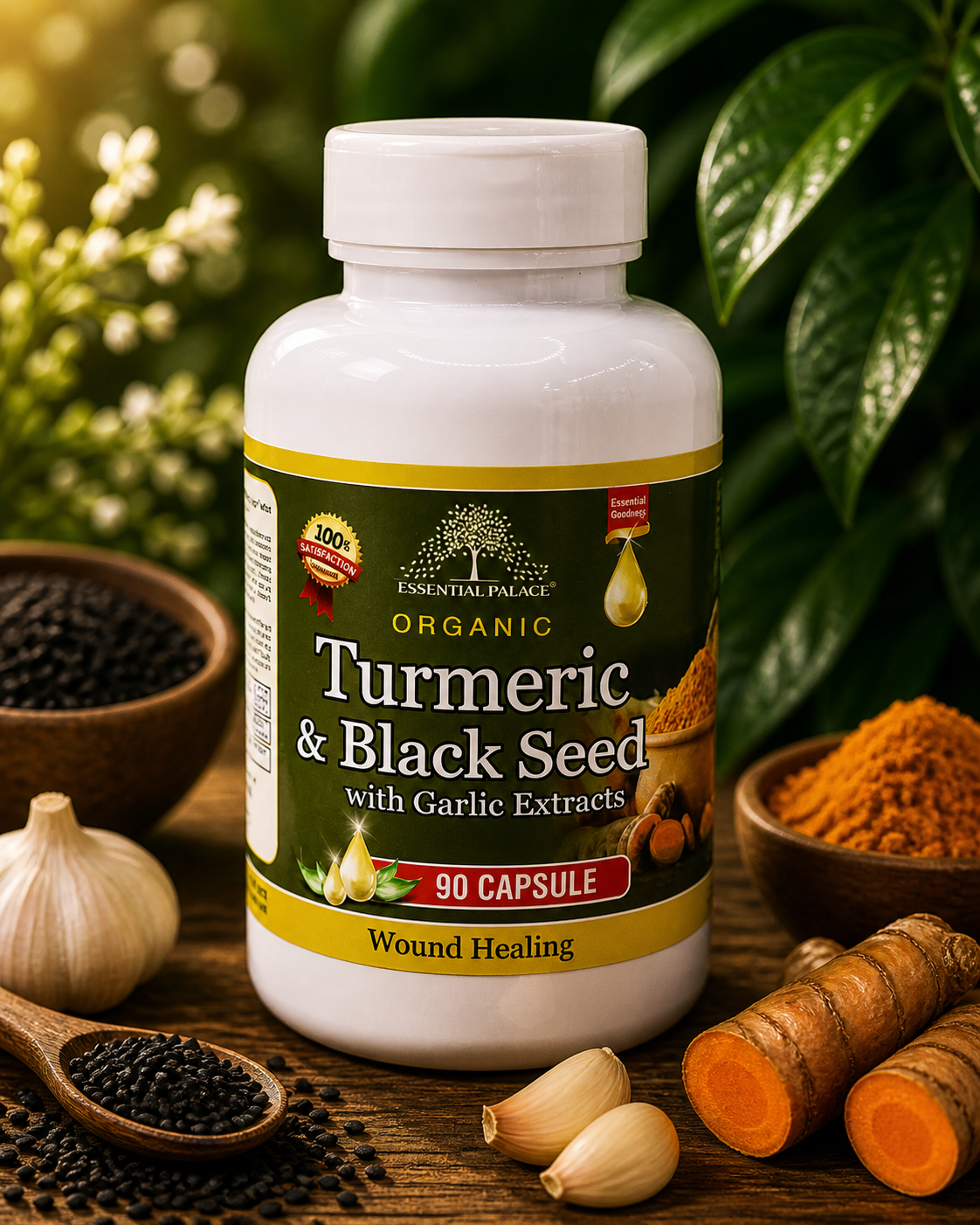 Turmeric & Black Seed with Garlic Extract