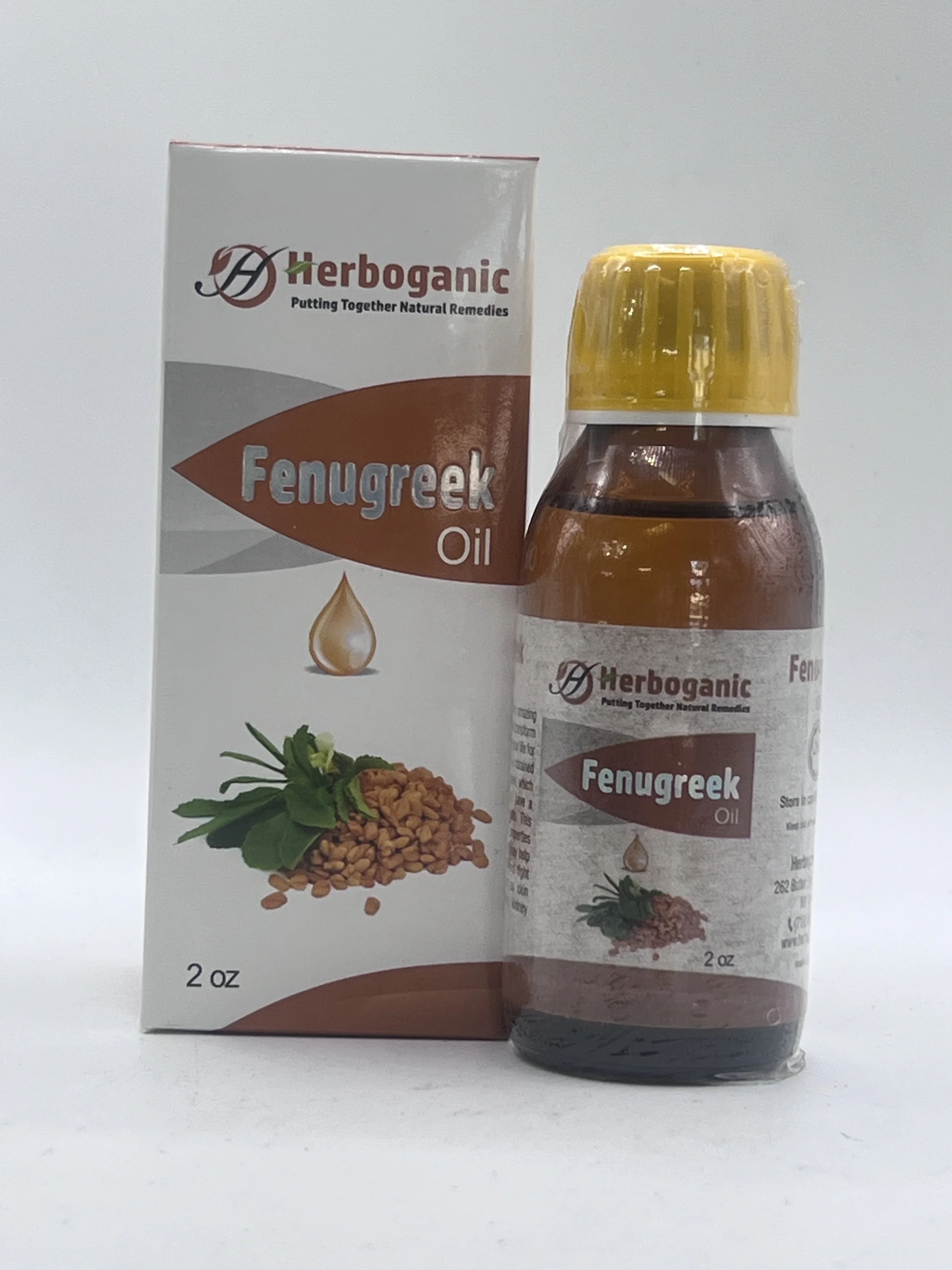 Herboganic Fenugreek Oil – 2 oz