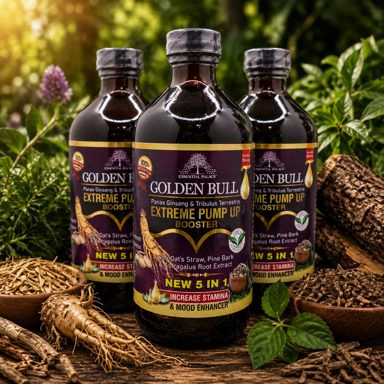 Golden Bull | Extreme Pump Up Booster | New 5 in1