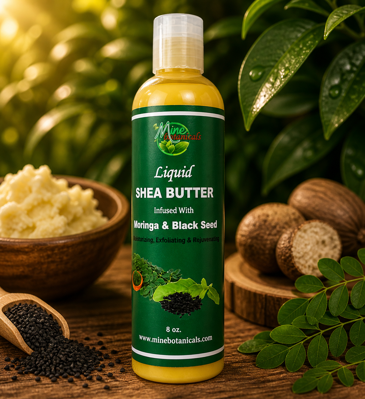 Shea Butter Infused with Moringa & Black Seed