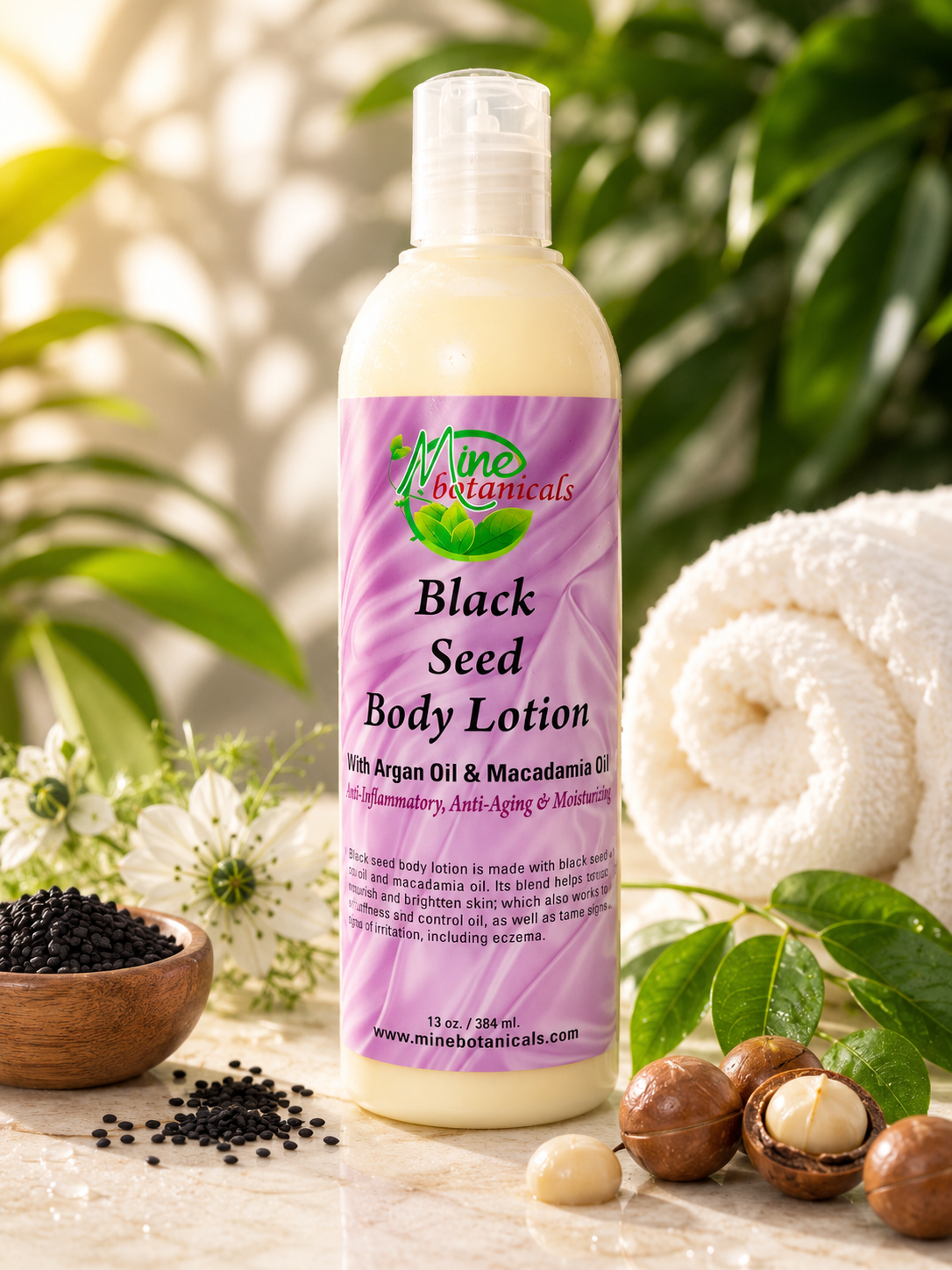 Mine Botanicals | Black Seed Body Lotion 384ml