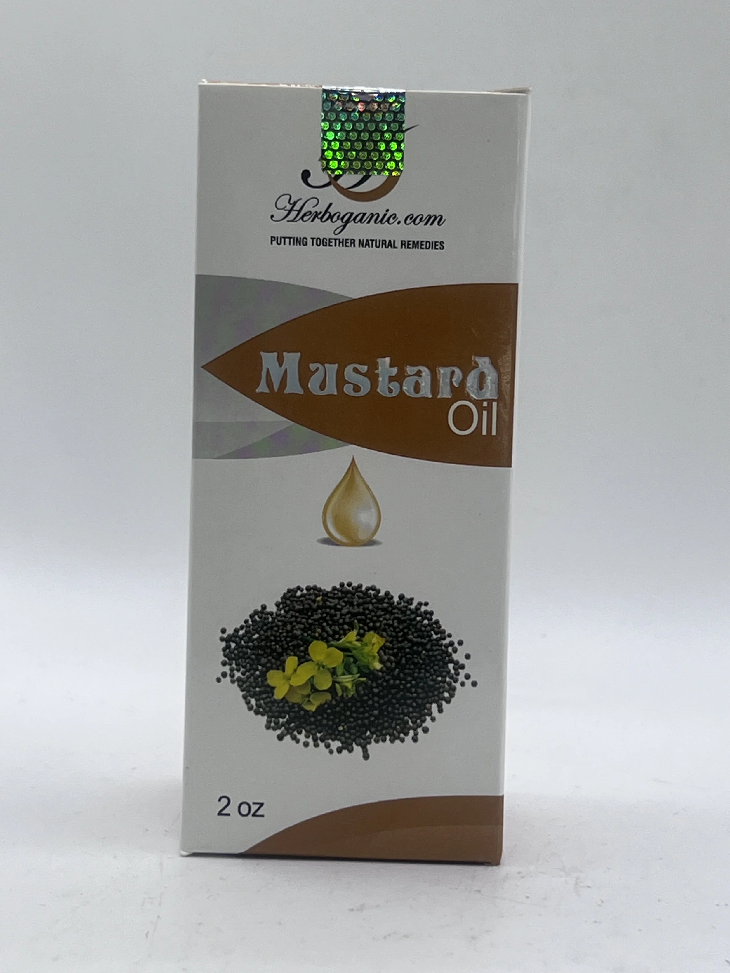 Herboganic Mustard Oil – 2 oz