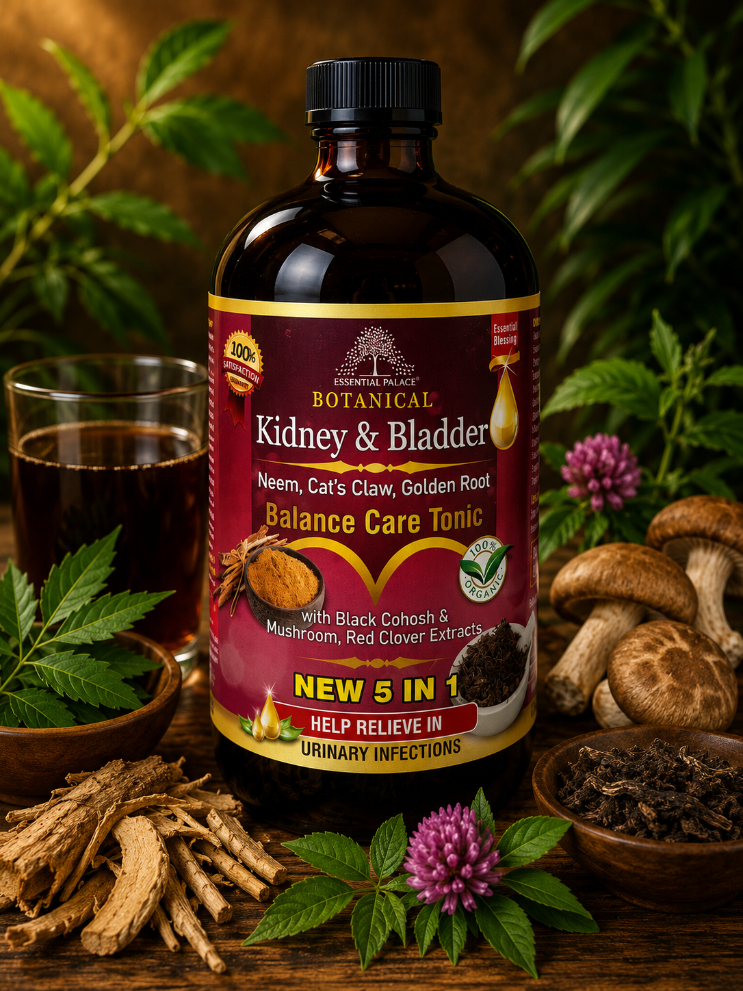 Essential Palace | Botanical Kidney & Bladder | Balance Care Tonic
