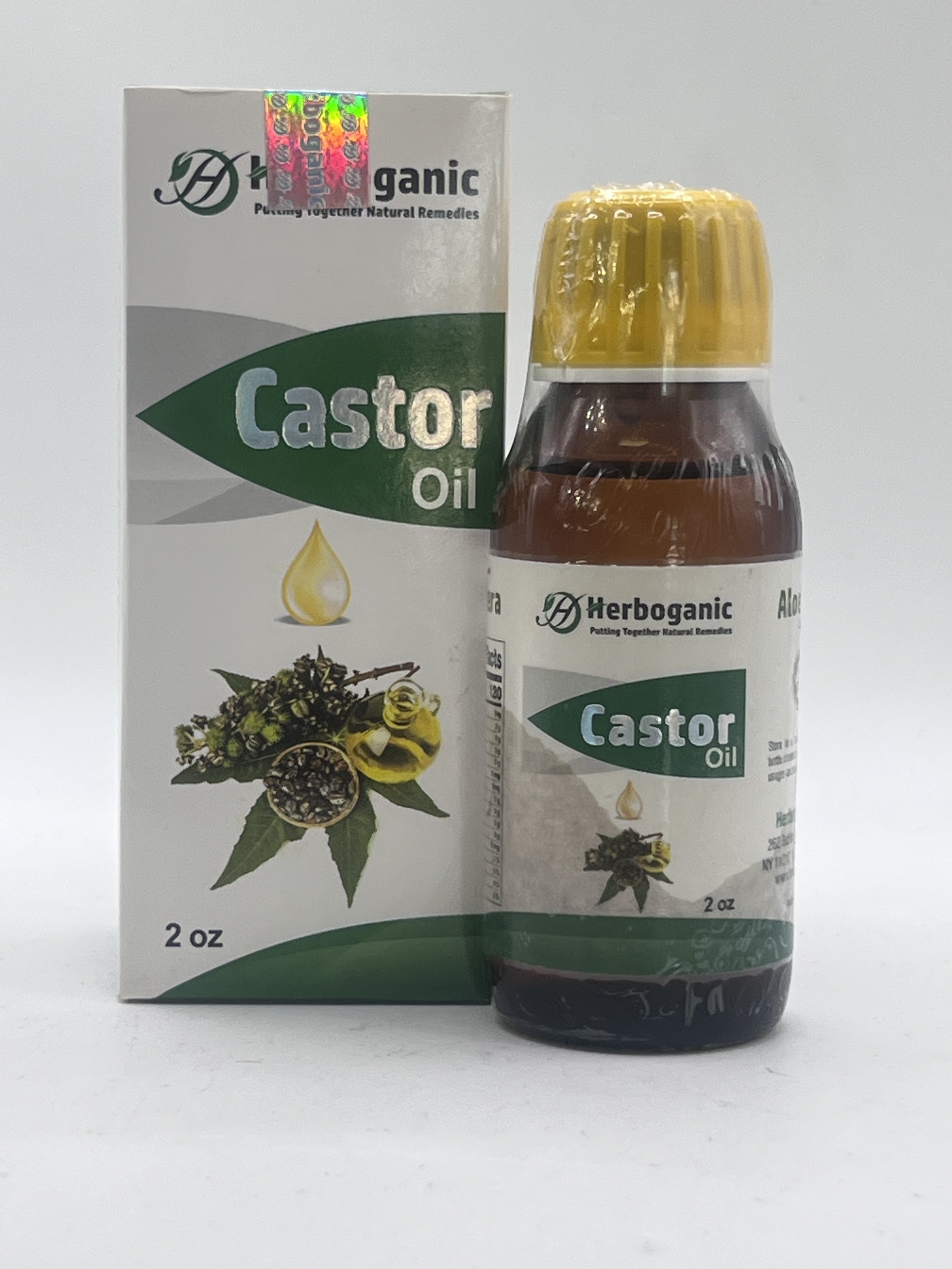 Herboganic Castor Oil – 2 oz