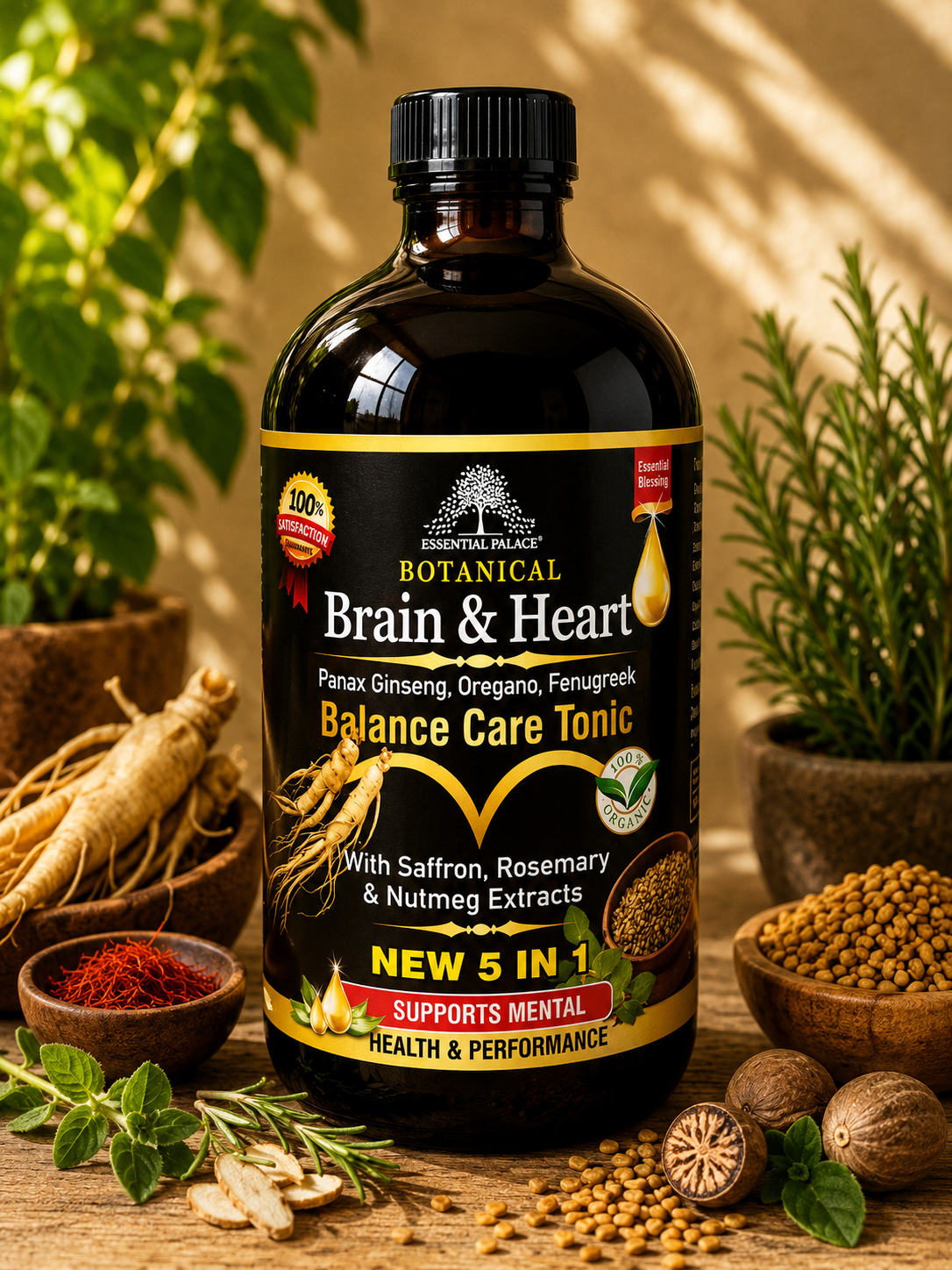 Botanical Brain & Heart Balance Care Tonic