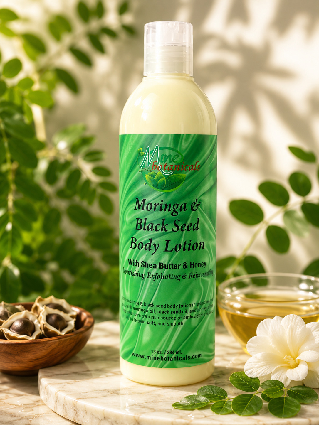 Mine Botanicals | Moringa & Black Seed Body Lotion | 384ml