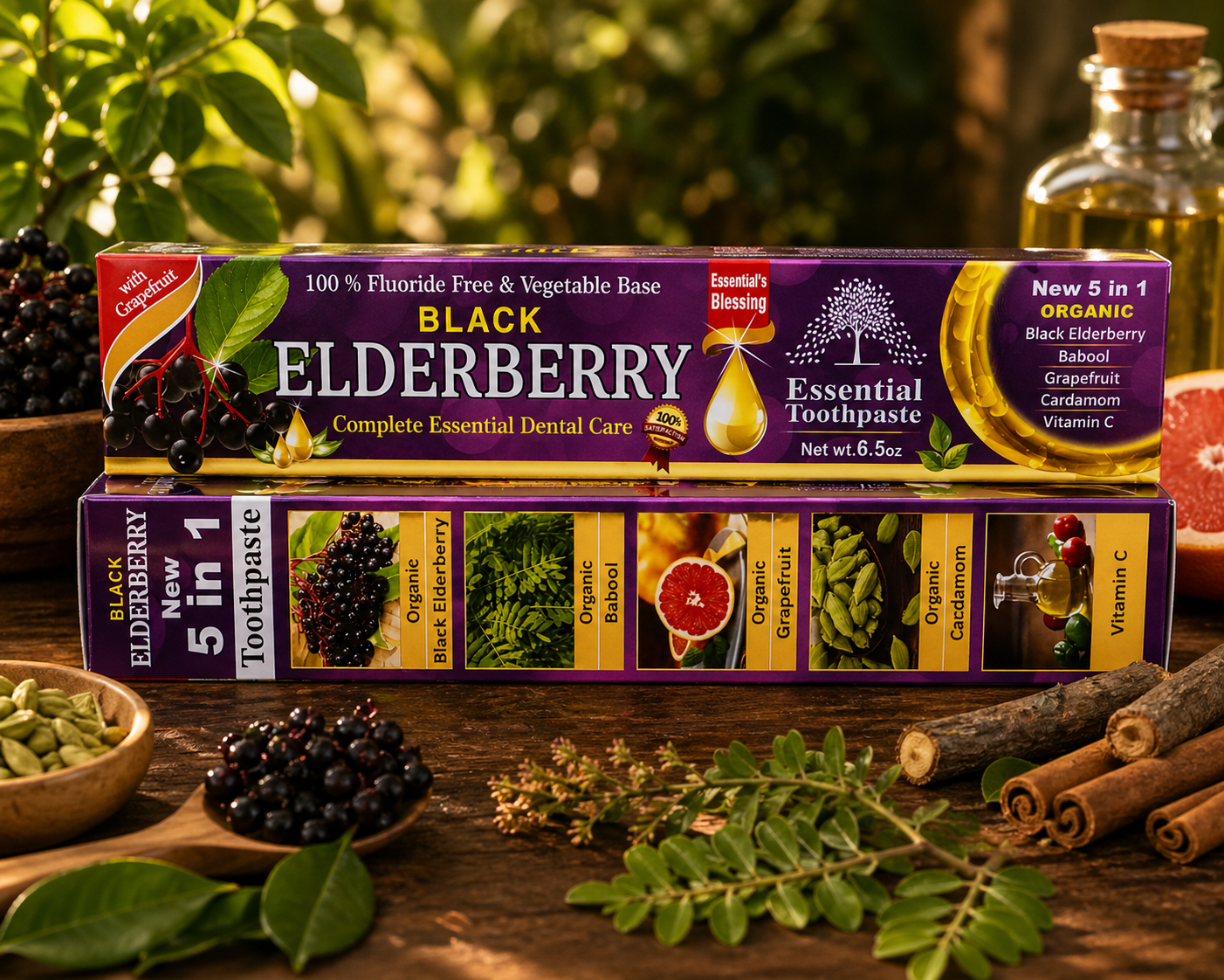 Black Elderberry | Essential Toothpaste
