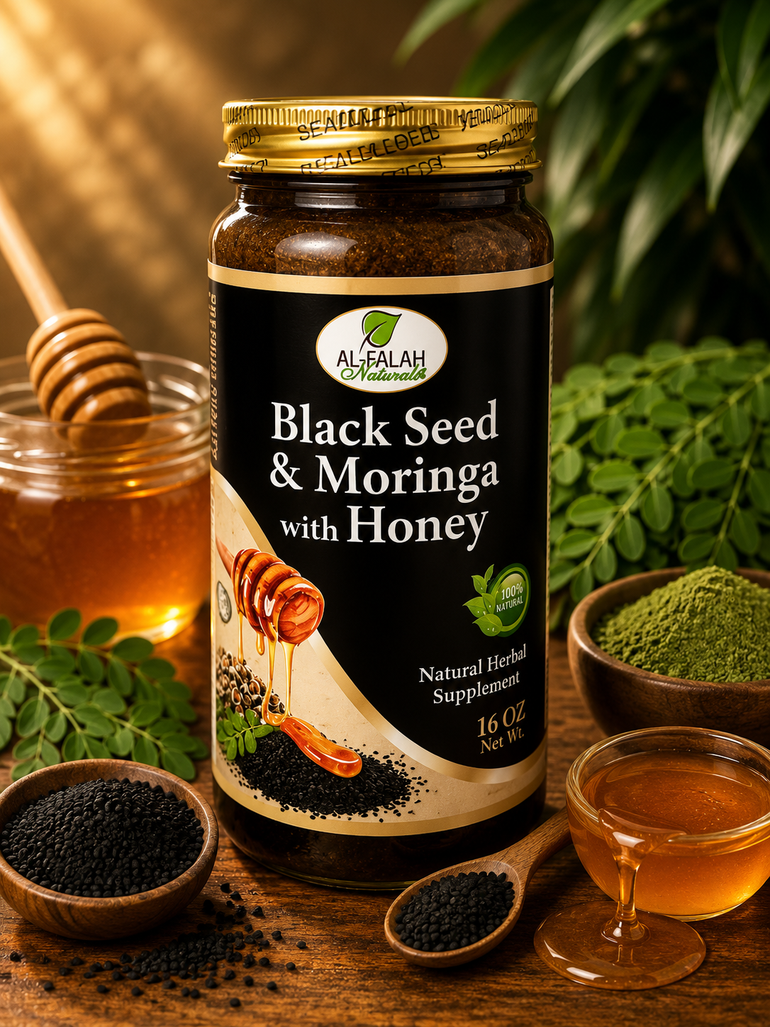 Al-Falah Naturals | Black Seed & Moringa with Honey