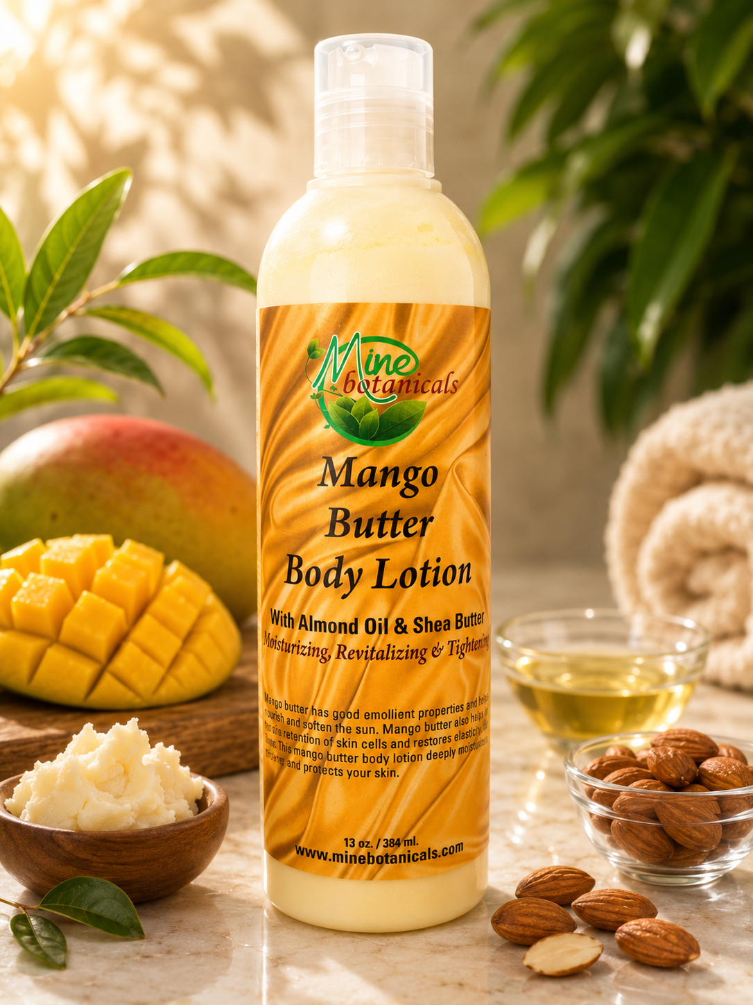 Mine Botanicals | Mango Butter Body Lotion | 384ml