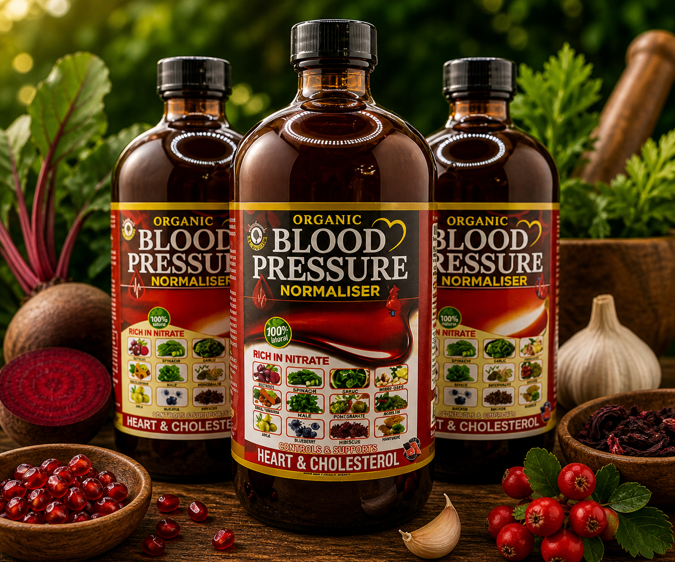 Organic Blood Pressure Normaliser | Bitter Tonic