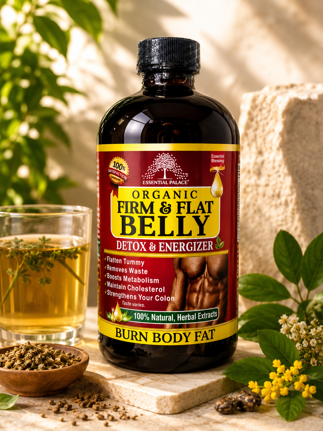 Essential Palace | Organic Firm & Flat Belly | Detox and Energizer