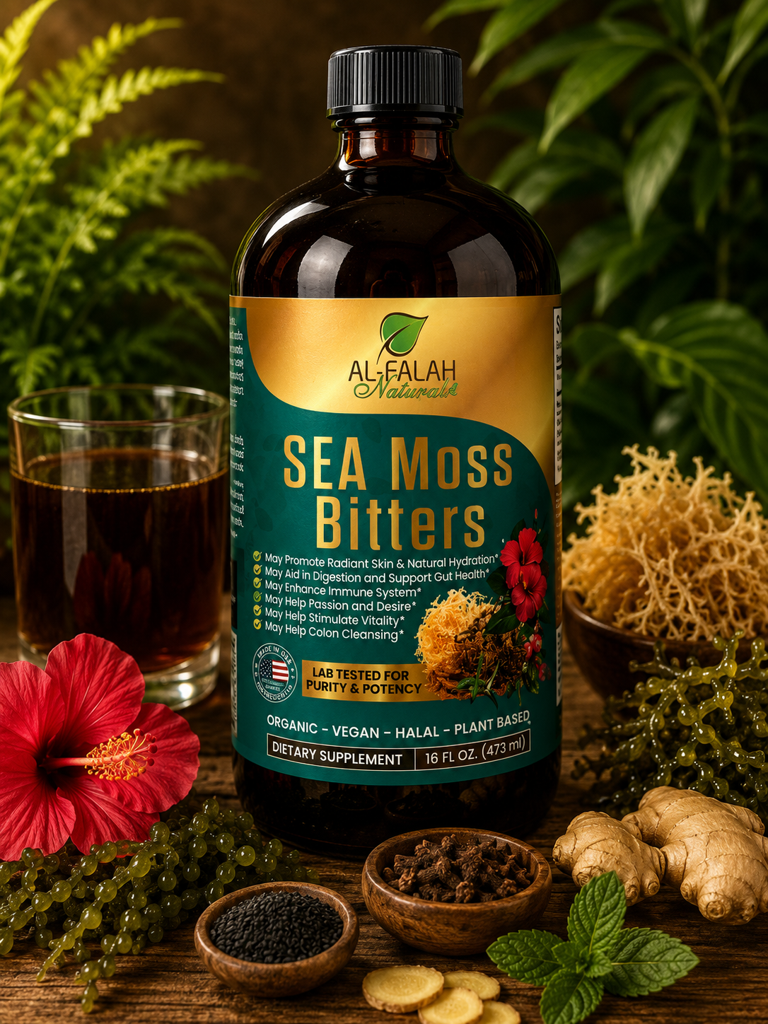 Al-Falah Naturals | Sea Moss Bitters | 473ml