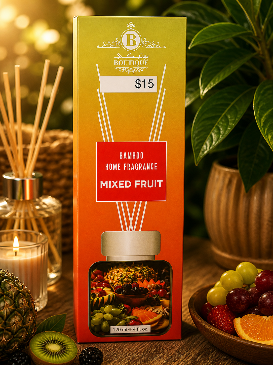 Bamboo Home Fragrance | Mixed Fruit