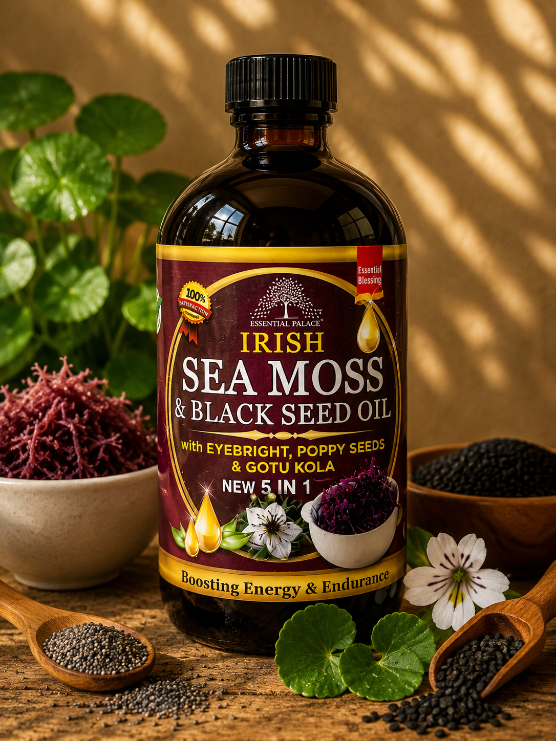 Irish Sea Moss & Black Seed Oil Elixir