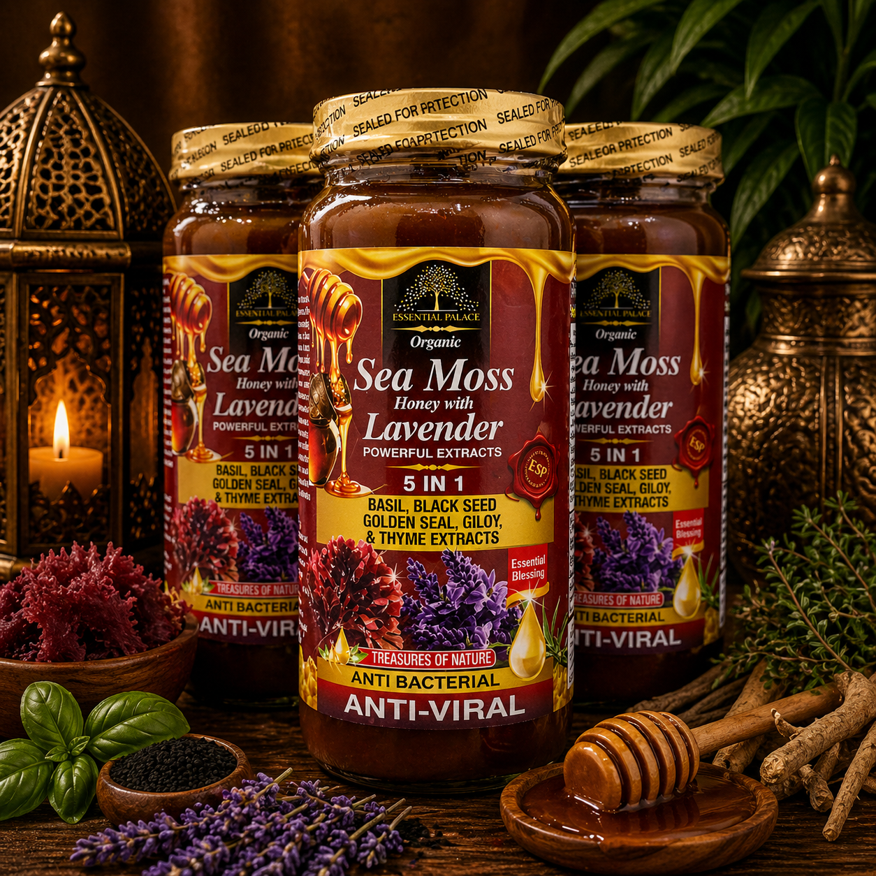 Sea Moss with Lavender