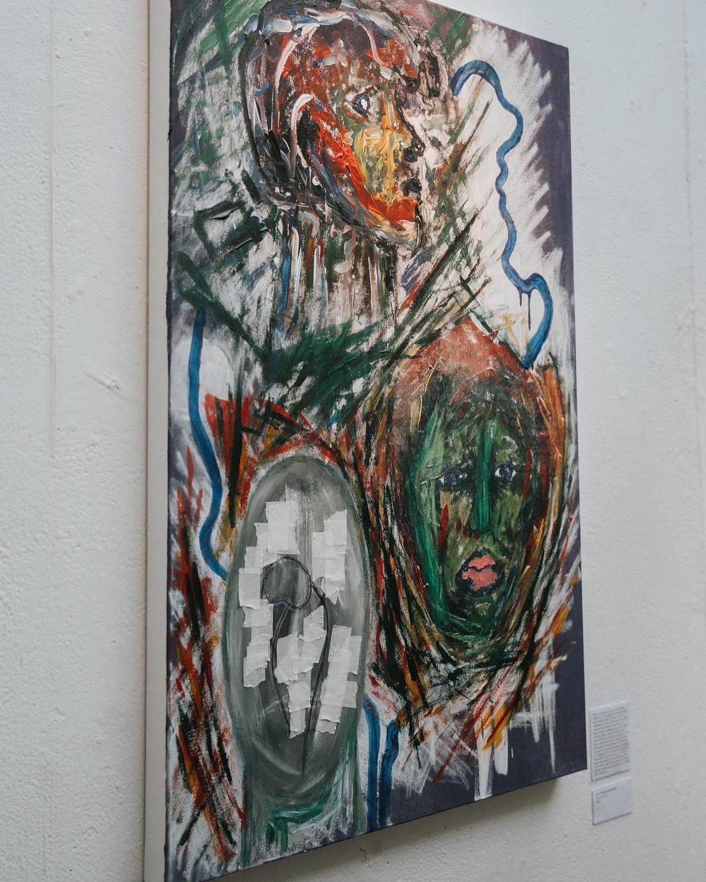 Trust yourself 2023. 

Mixed media on canvas 

#art #artist #artpsychotherapy #arttherapystudent #finialyear #studiopractice #nextchapter