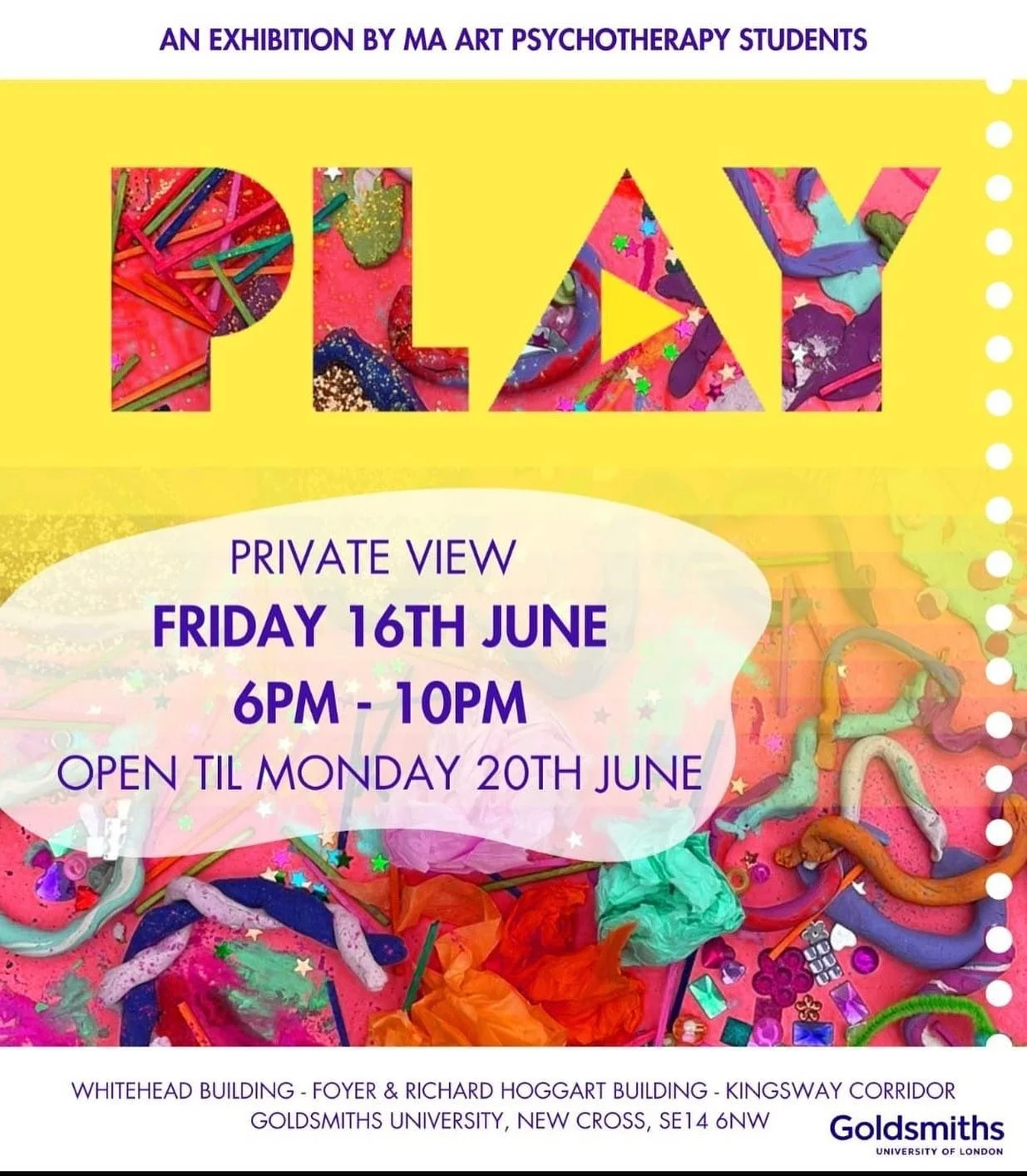 See you on Friday 🎉🙋🏻&zwj;♂️ 

#finialyearstudent #artpsychotherapy #arttherapy #finialexhibition #mastersdegree🎓