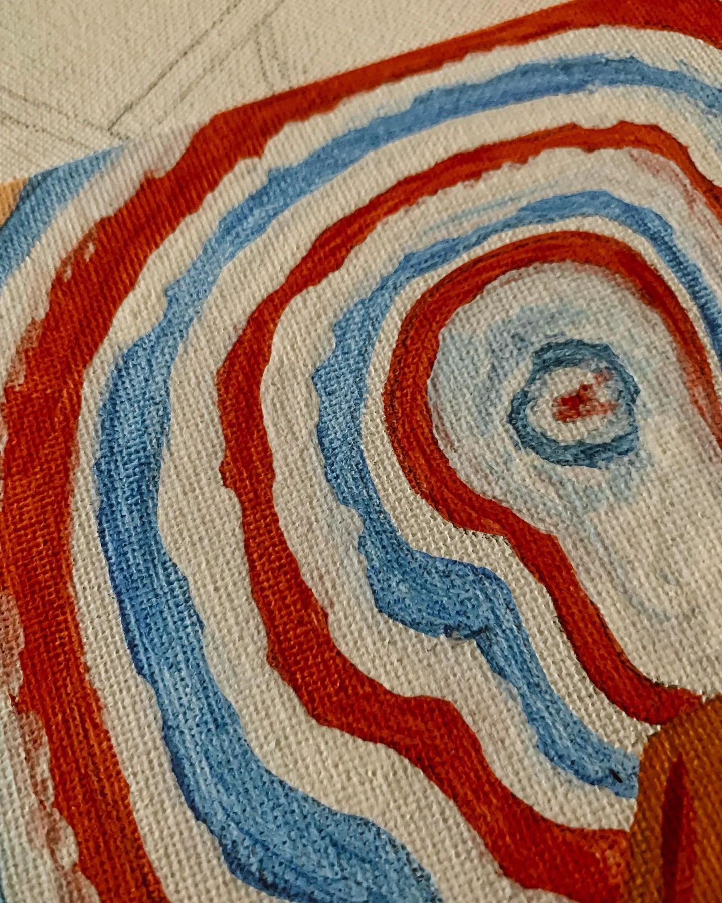 ✨More✨ Here&rsquo;s another sneak peek of new artwork in progress. #artoftheday #artdaily #paintingminis #queerartist #neurodivergent #surrealist #colourfull