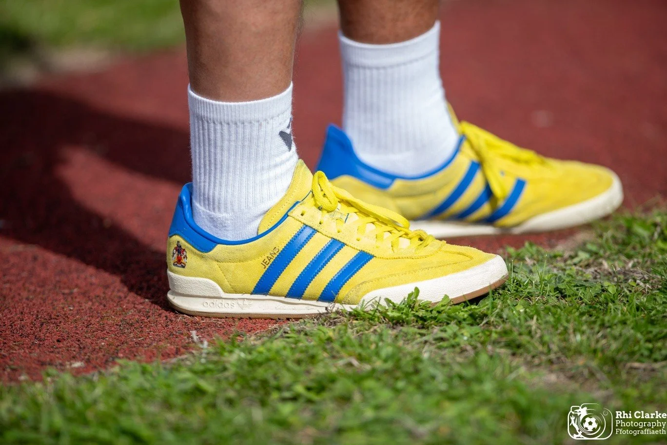 Some people wear the colours.

Some people put the work in behind them.

These are Leon&rsquo;s Barry Town trainers &mdash; and they&rsquo;re a small reminder that a football club is about far more than what happens for 90 minutes on a match day.

Le