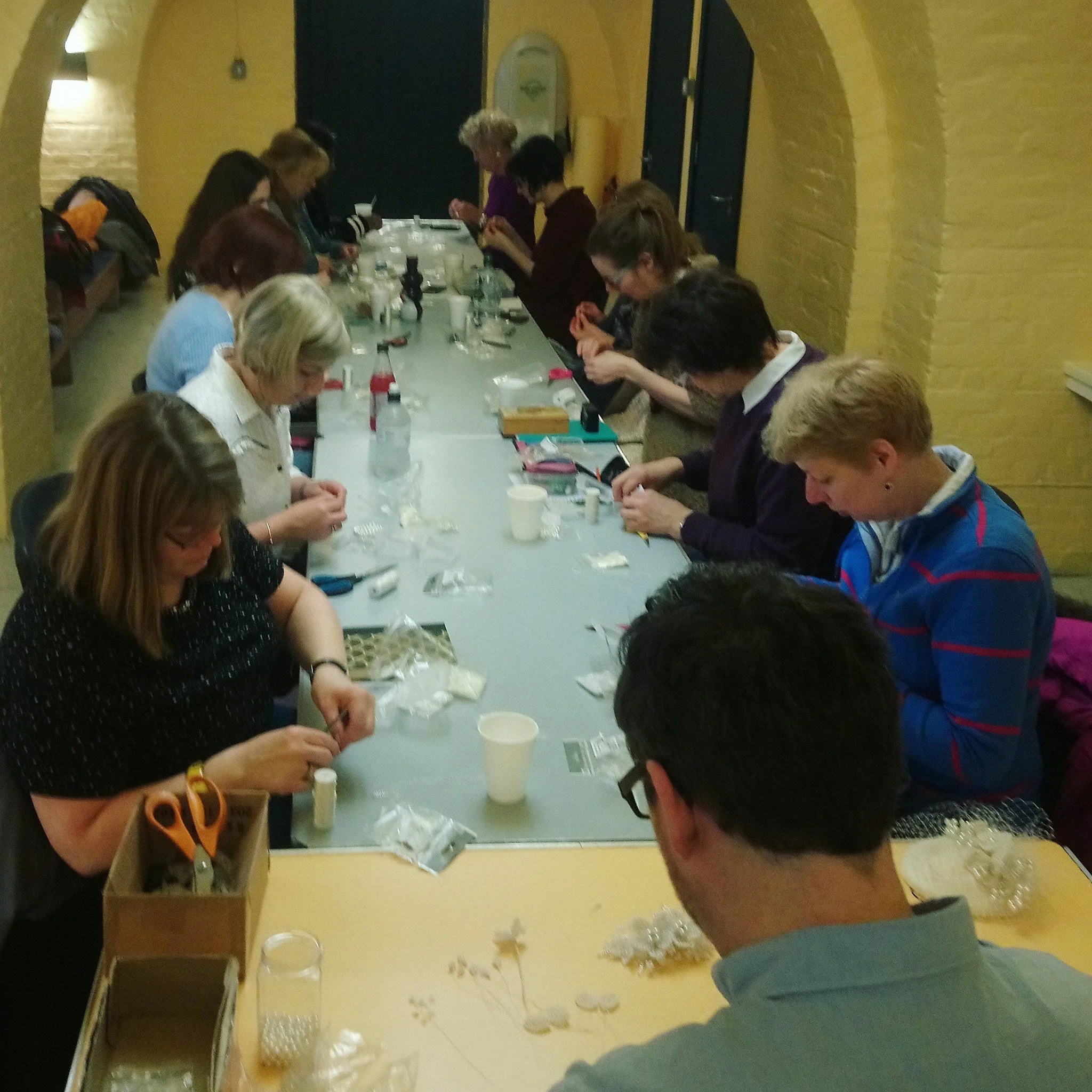 John Paul's French beaded millinery workshop as part of London Hat Week