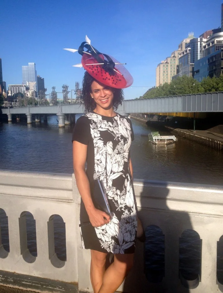 John Paul Millinery at the Melbourne Cup Australia 