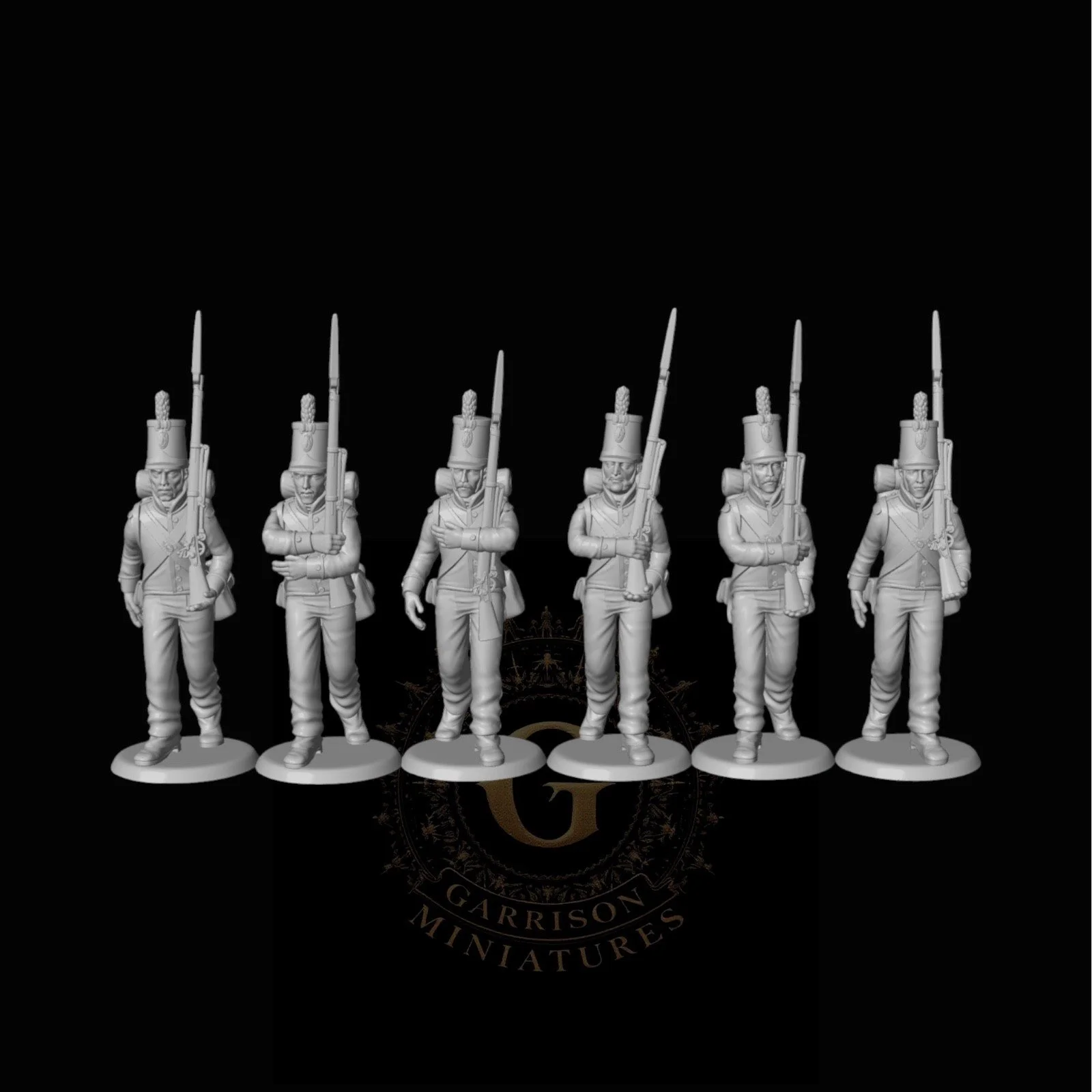 Portuguese Grenadiers Marching x6 28mm