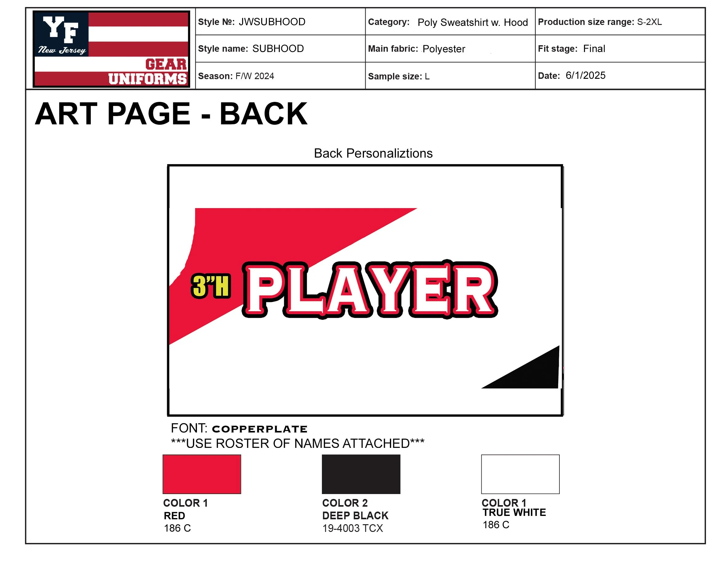 JW Hooded Sweatshirt -Art Page 2