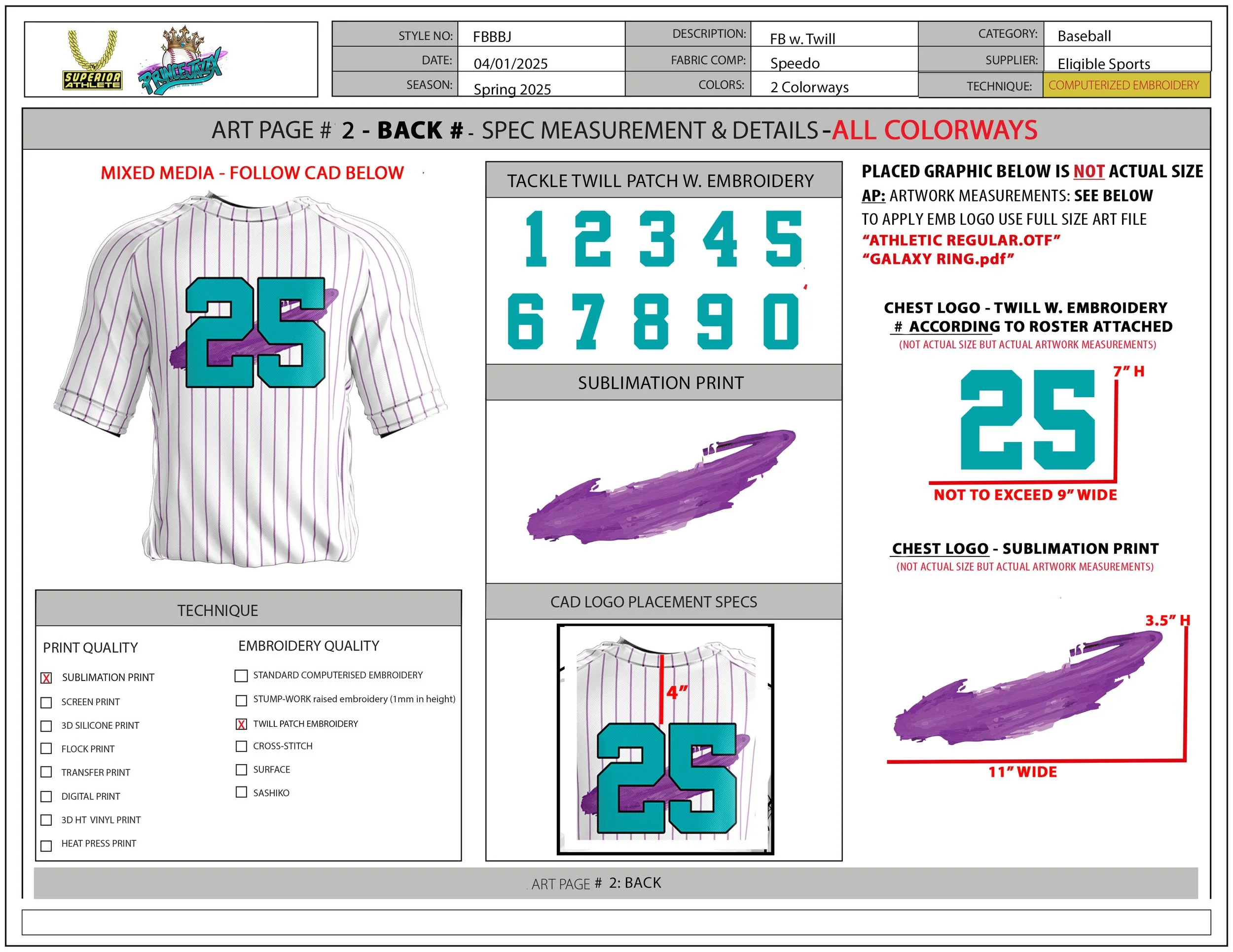PJX Tech Pack - Art Page Back