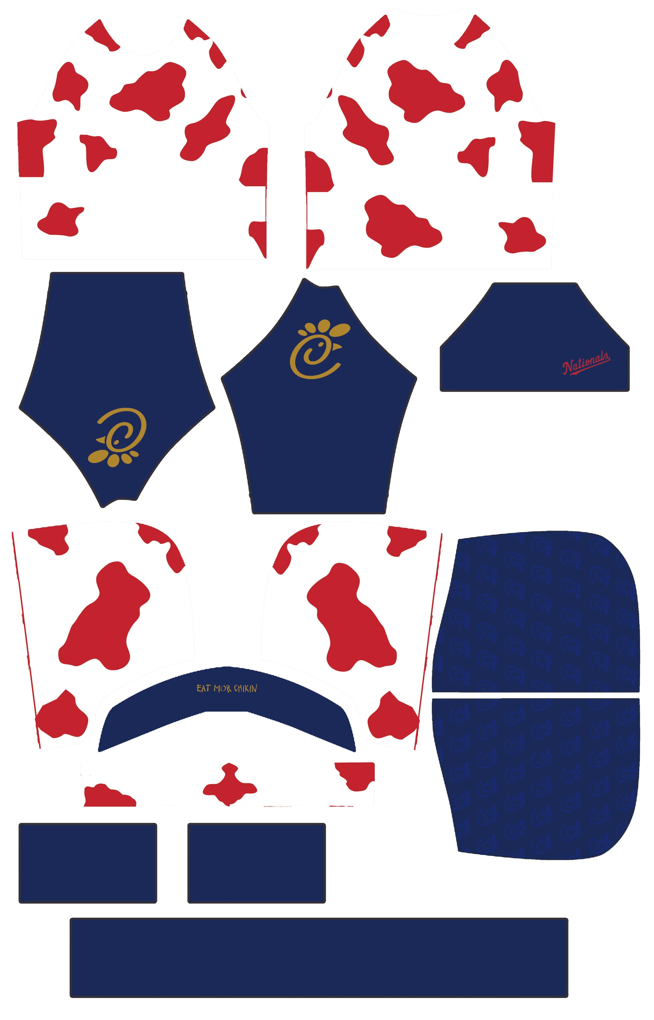 Chick Fil A Nationals Edition Hoodie CAD