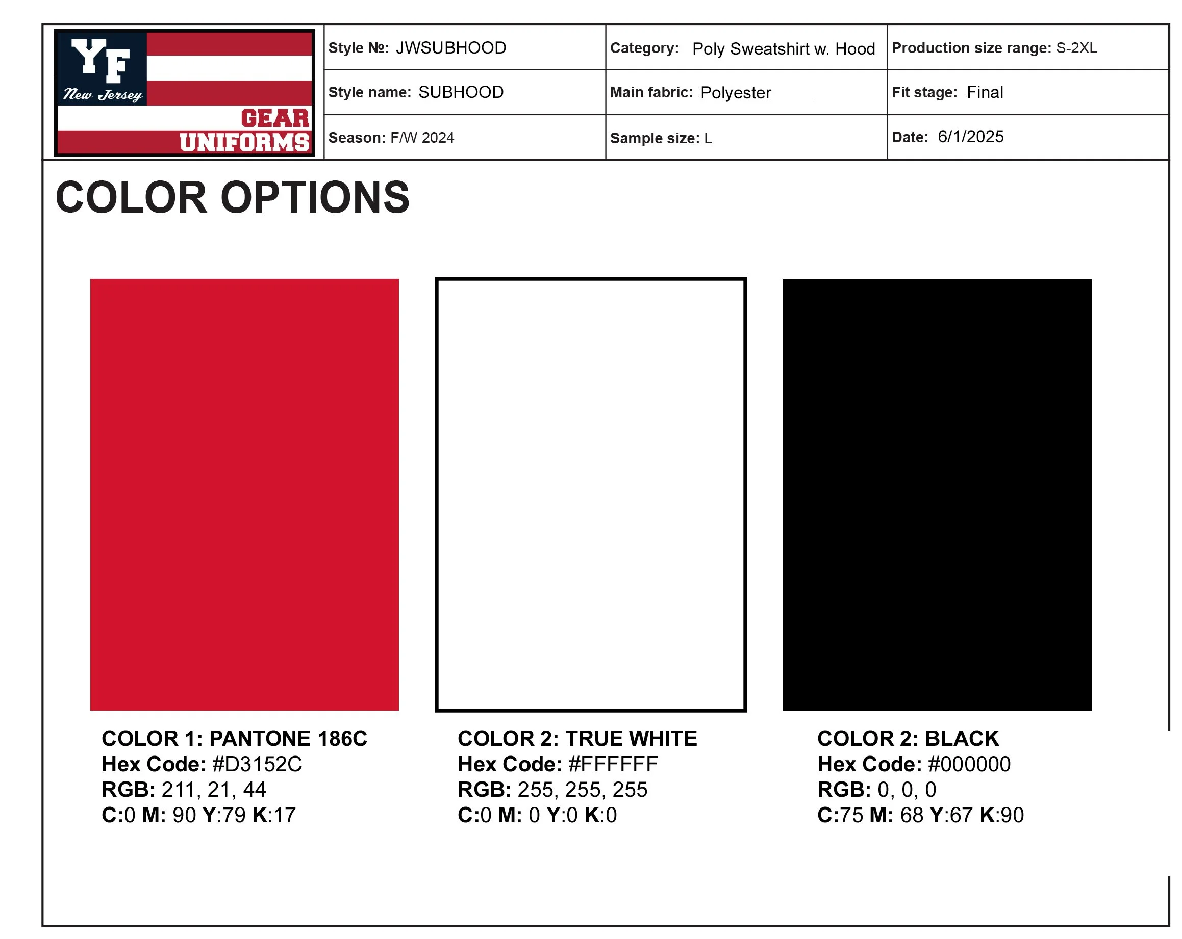 JW Hooded Sweatshirt - Colors