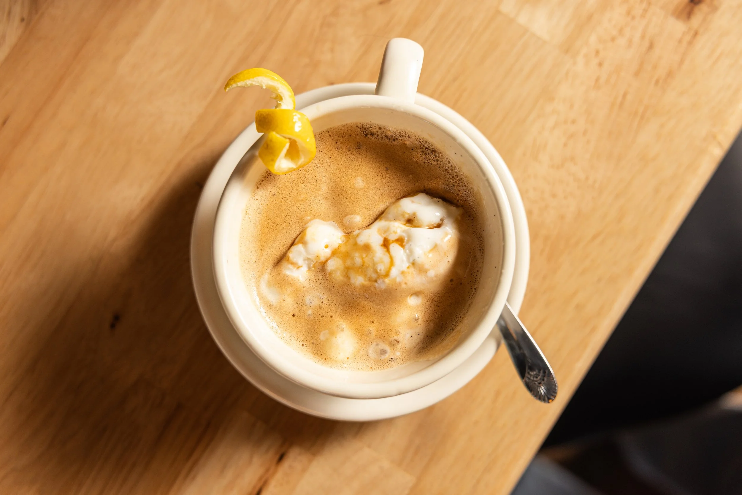 AFFOGATO
Vanilla gelato with fresh espresso (v, gf) · Italy