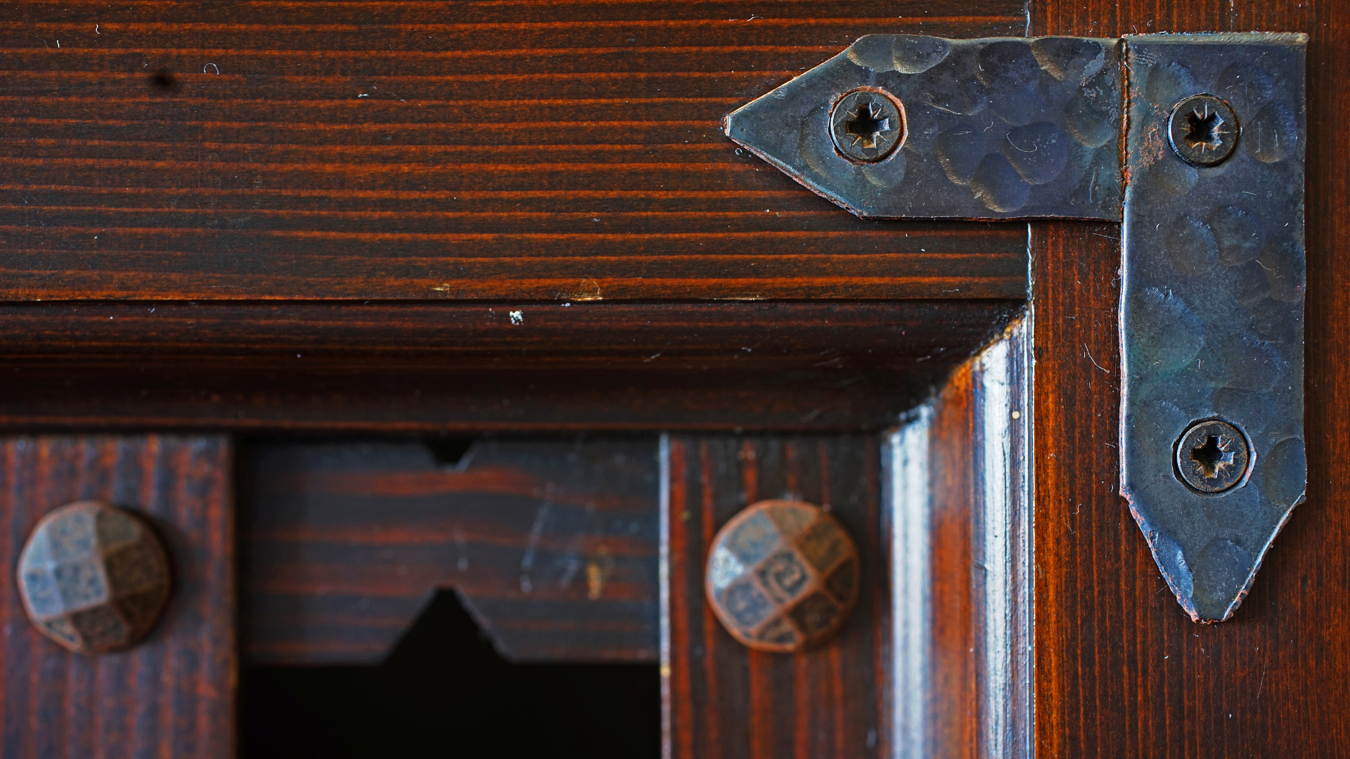 fortifying wooden door