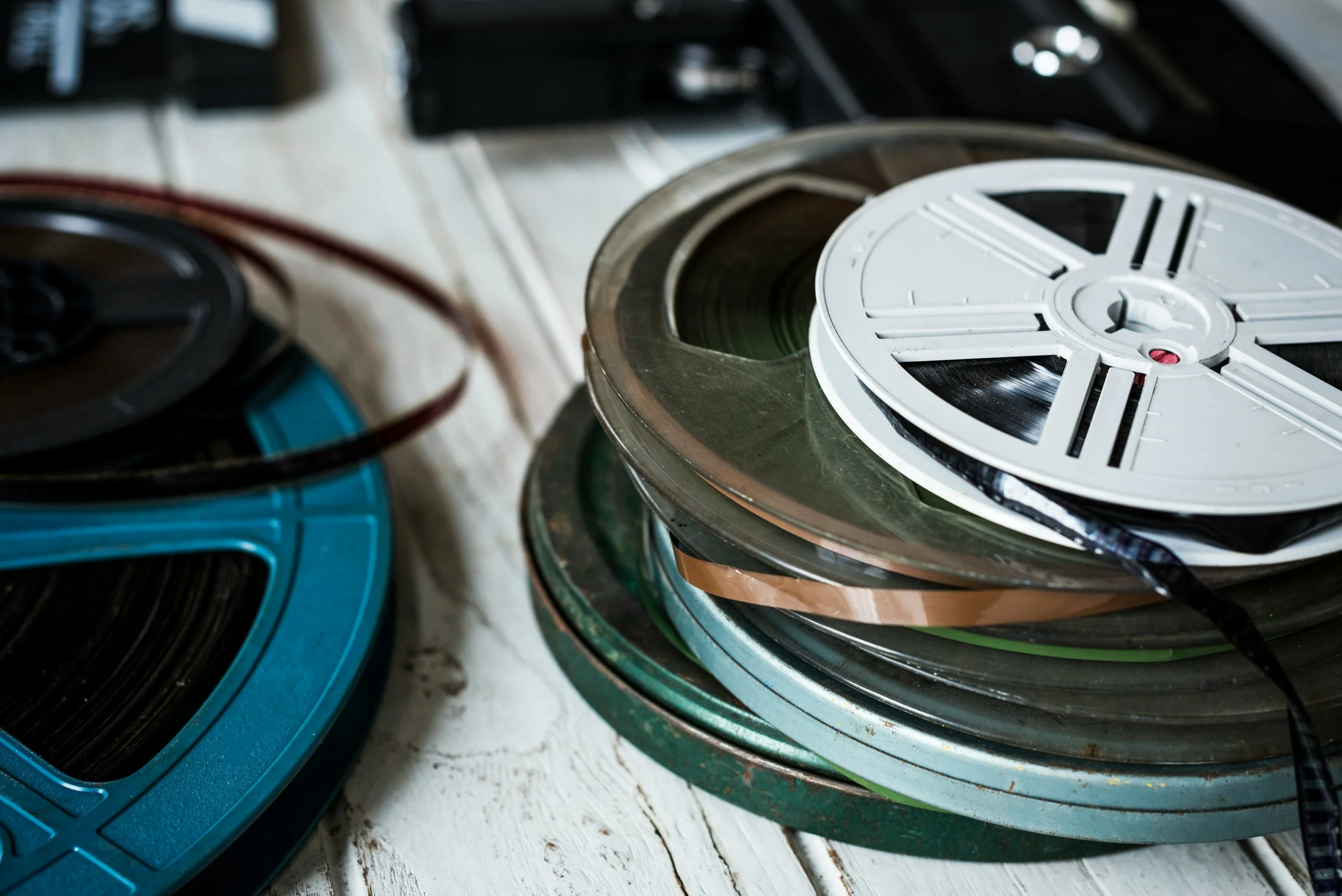 Vintage reel to reel tapes