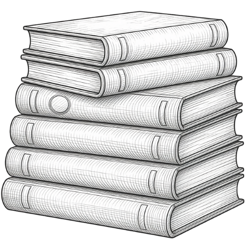 stack of books graphic