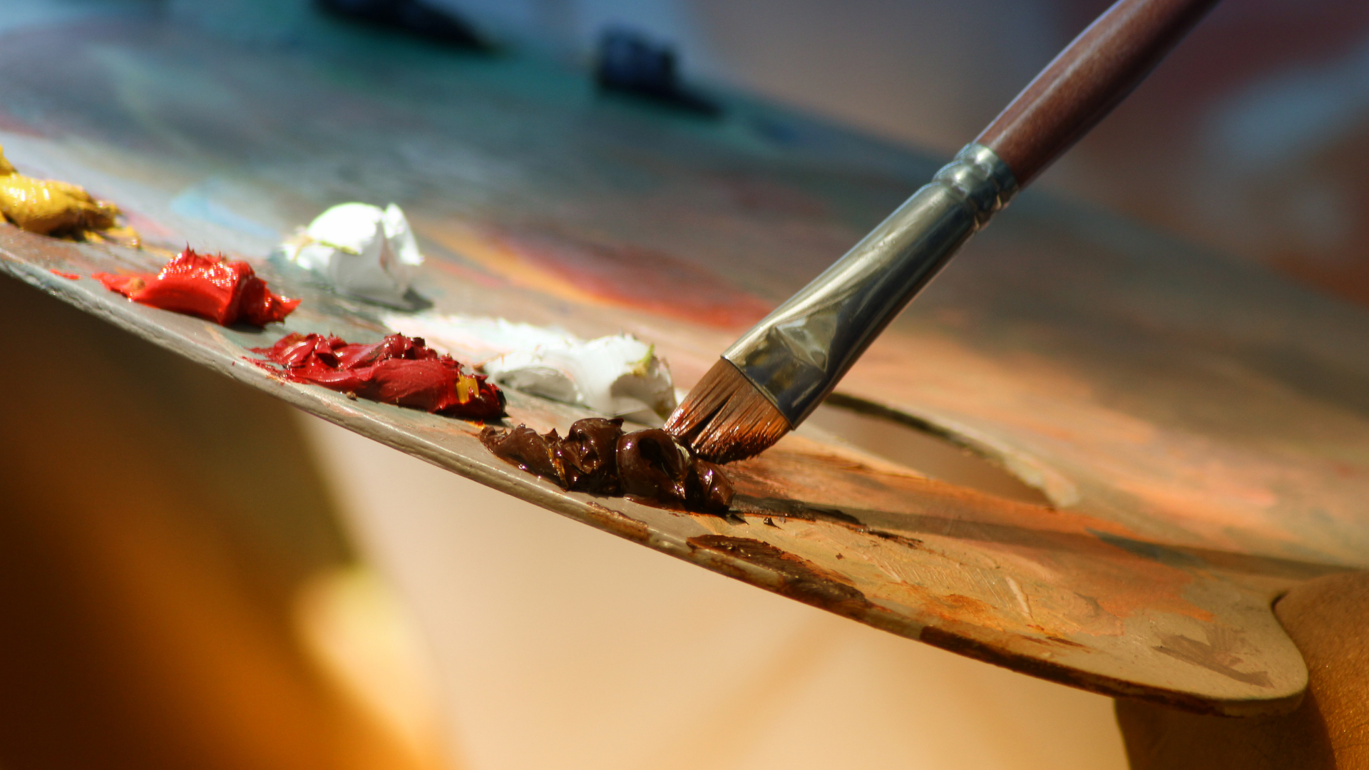 Brush and paint